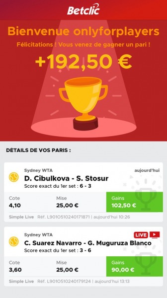 Gains Pronostic Foot : 07/01/2019